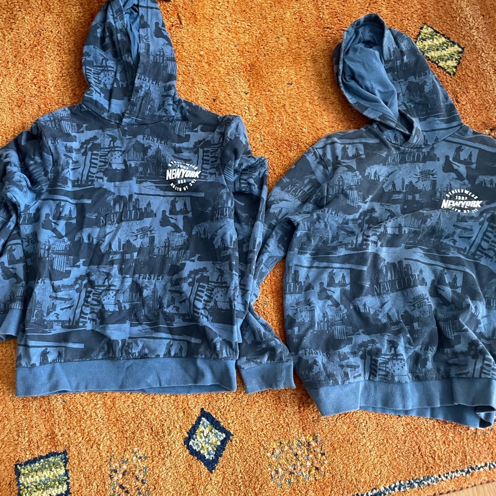 Bundle of boys hoodies